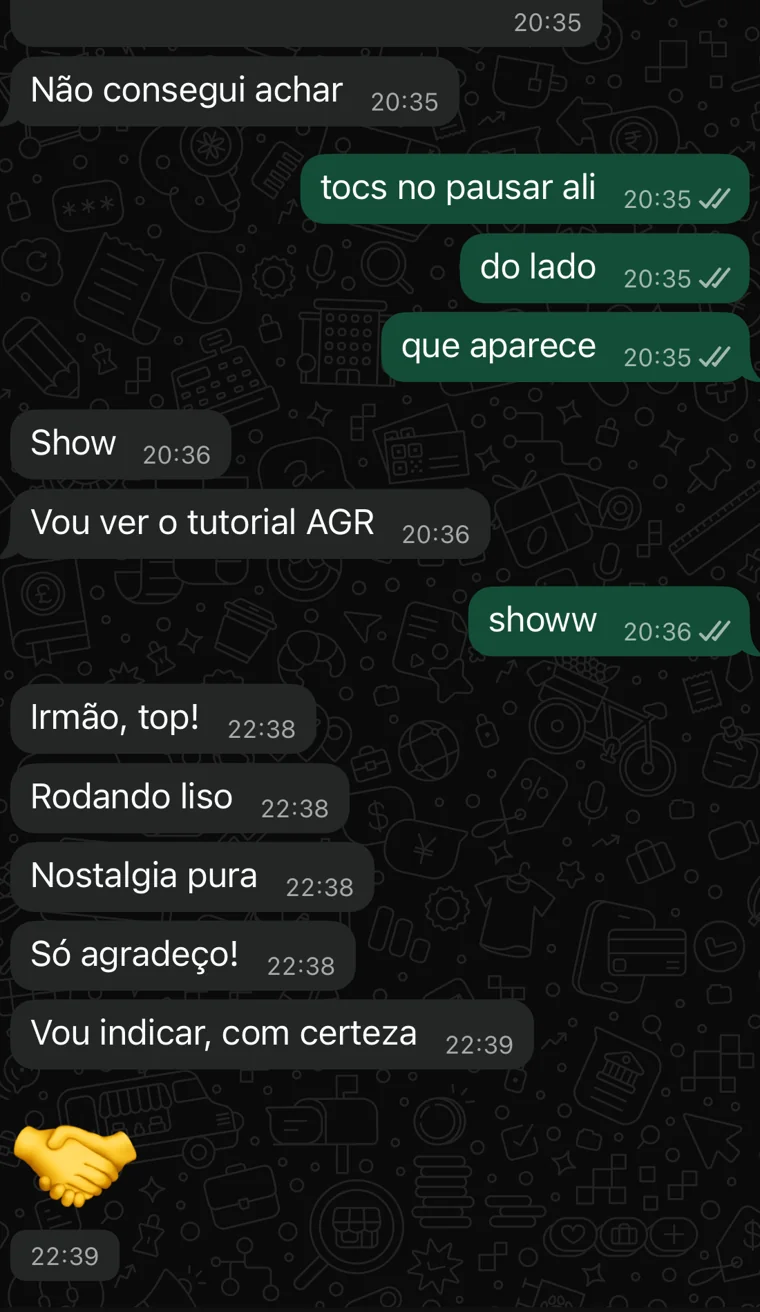 Print de uma avaliação enviada por cliente da HIGH GAMES