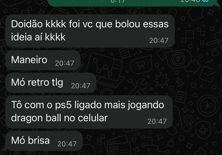 Print de uma avaliação enviada por cliente da HIGH GAMES